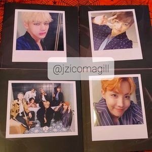 BTS WINGS SET OF 4 Albums w/ Polaroid Photocards